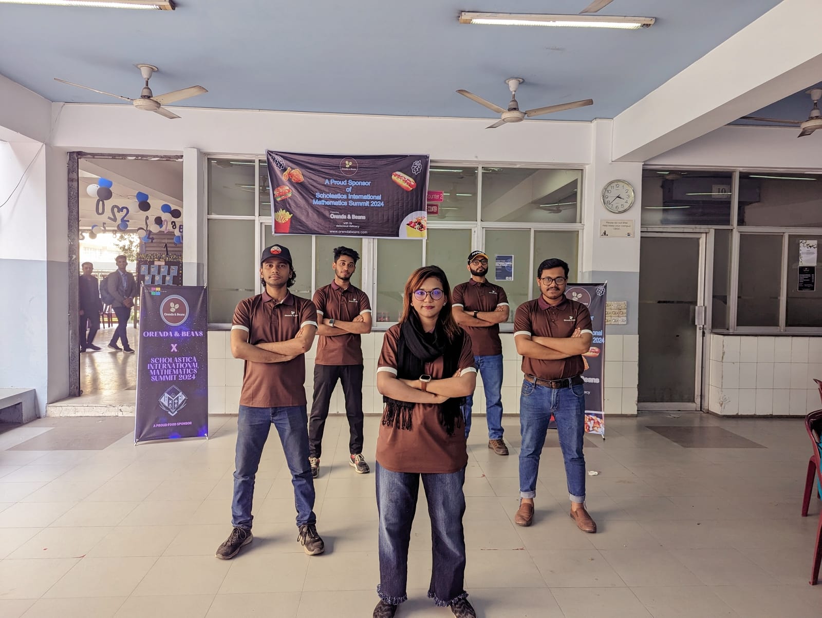 Our team executing our first sponsoring for 450 students Scholastica School(1)